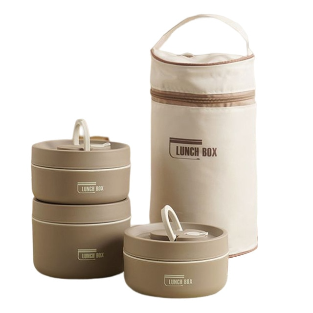 Boîte à lunch isolée multicouche avec SAC DE TRANSPORT GRATUIT - ThermoBox