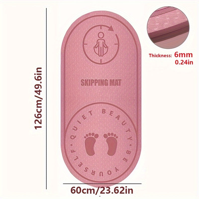 Tapis de saut en TPE confortable – Amortissant et antidérapant