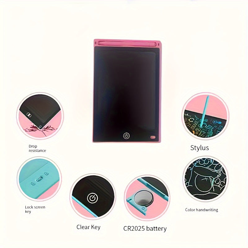 Tablette Écrite LCD – Créatif et Pratique pour Jeunes et Moins Jeunes