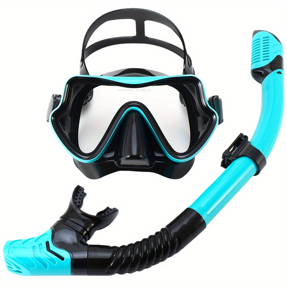AquaClear Ensemble de Snorkel – Imperméable, Confortable et Avec Grande Visibilité