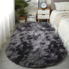 Tapis Ovale en Peluche – Tapis Doux et Élégant pour la Décoration de Chambre et de Salon