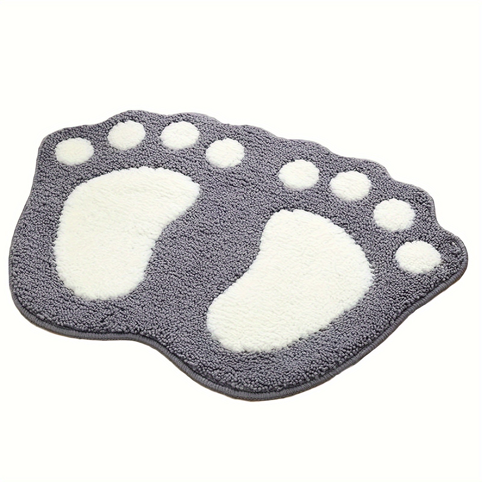 Tapis de Bain en Forme de Pied - Confortable et Sûr pour votre Salle de Bain