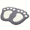 Tapis de Bain en Forme de Pied - Confortable et Sûr pour votre Salle de Bain