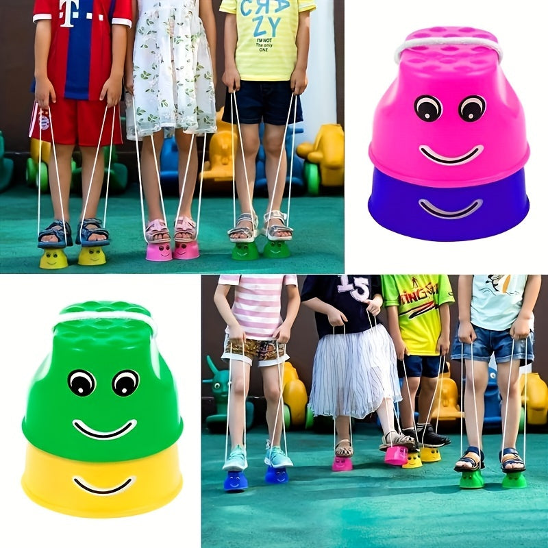 Bâtons de Stilts Colorés pour Enfants – Développez l'Équilibre et la Coordination avec Style