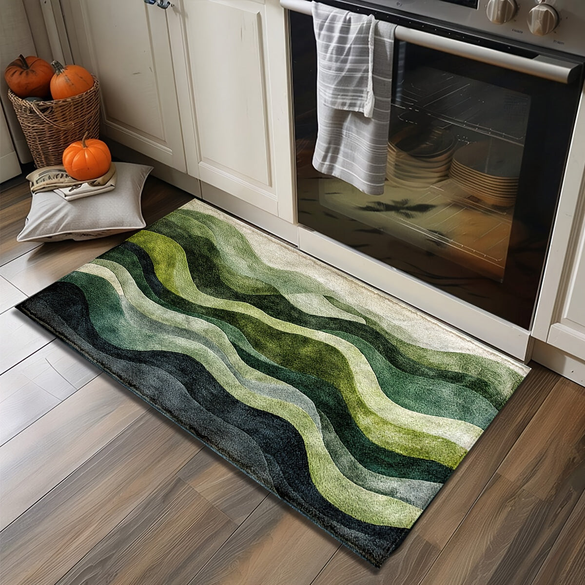Tapis de Bain à Motif Géométrique – Parfait pour la Salle de Bain ou l'Entrée
