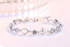 Bracelet en Argent en Forme de Cœur - Eloria