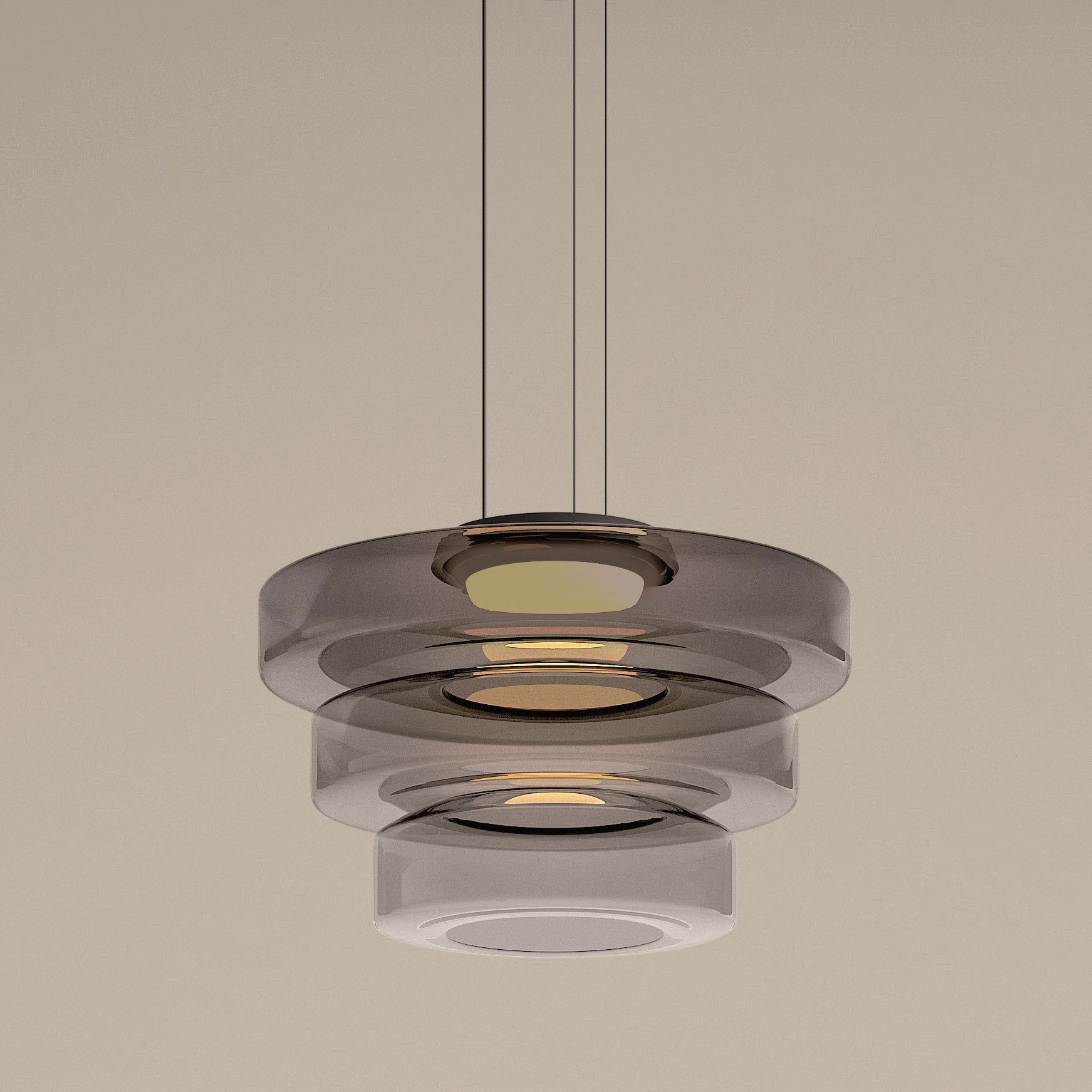 Suspension en Verre de Style Bauhaus pour Îlot de Cuisine et Salle à Manger