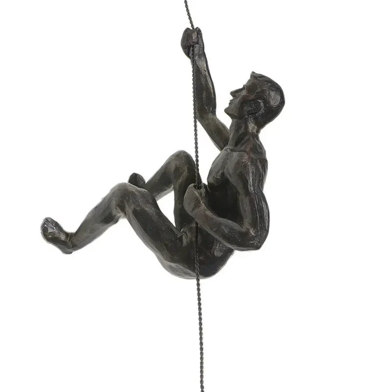 ElevéArt Luxe Ensemble de Décoration Murale | Homme Grimpant Créatif pour des Accents Intérieurs Uniques