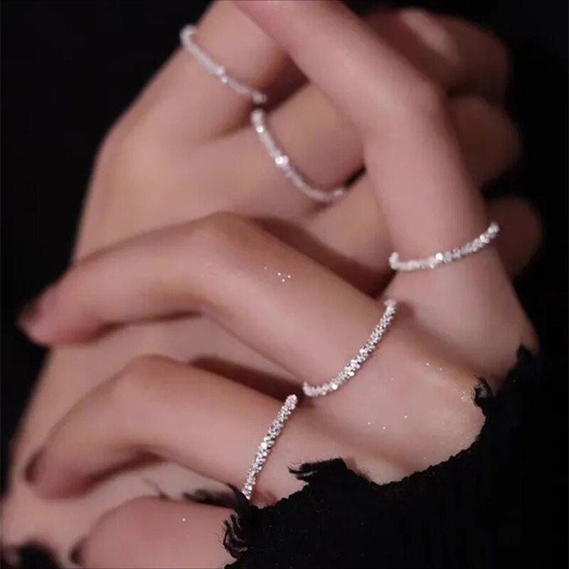 Bague en Argent Étoilé