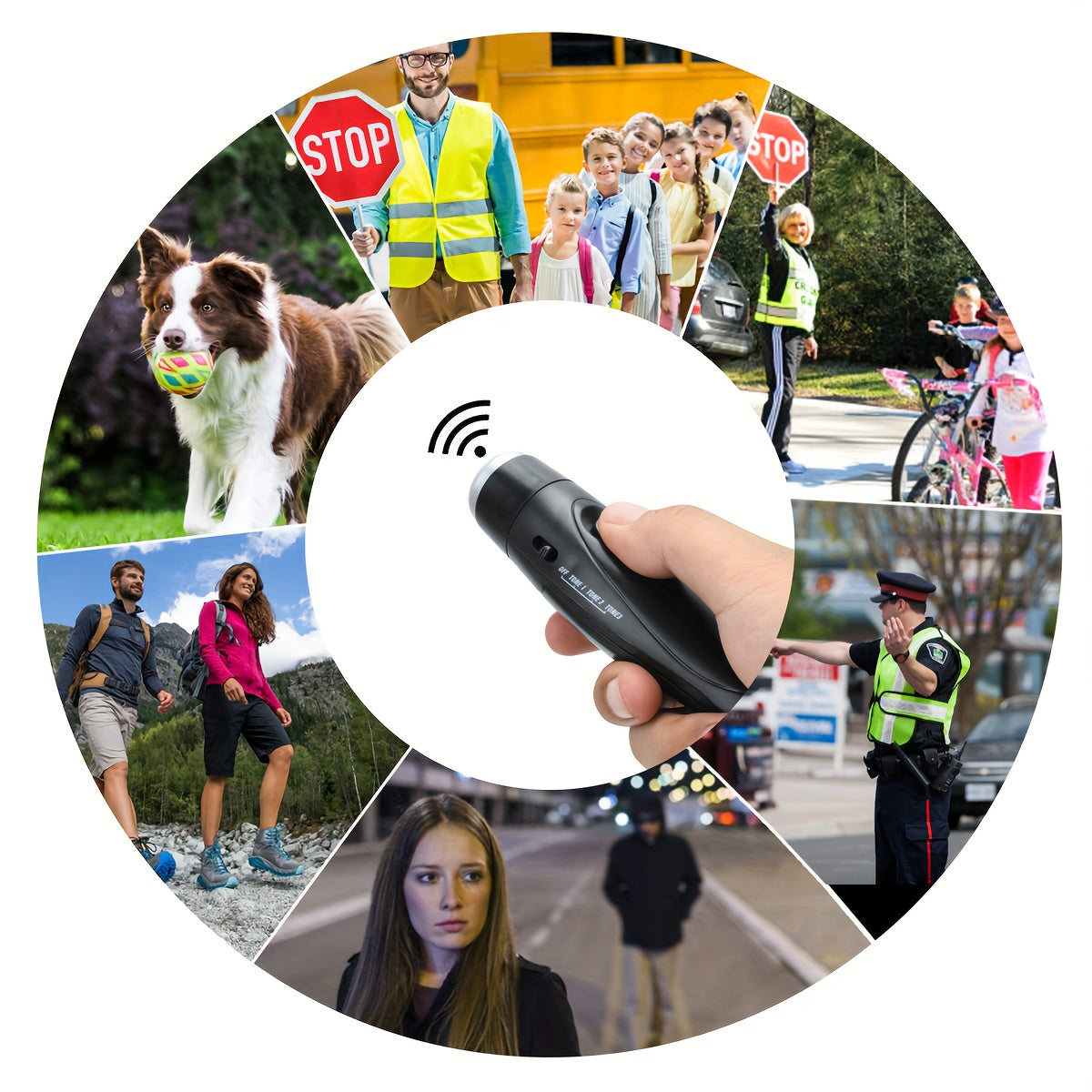 Sifflet Électronique pour Entraîneurs et Arbitres – Sifflet Portable avec 3 Options de Tonalité et Corde