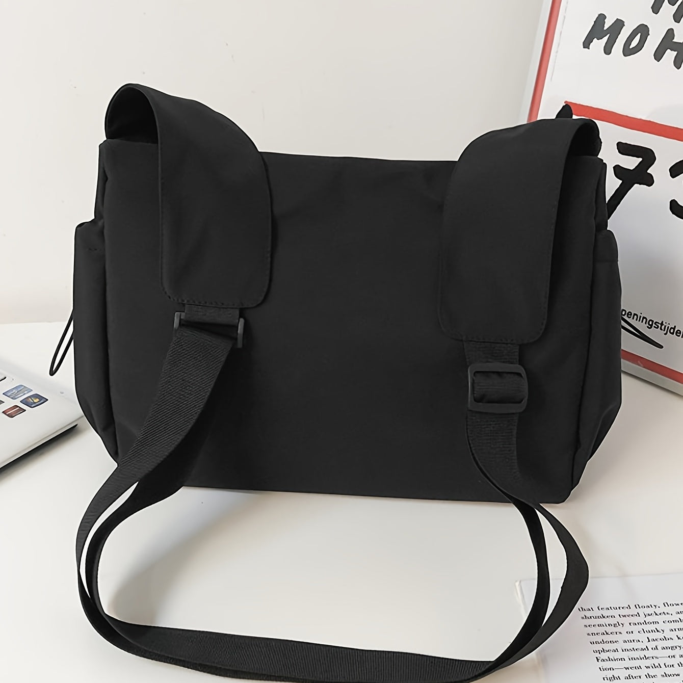 UrbanEase Sac Bandoulière – Sac à Dos avec Cordon de Serrage et Grande Capacité