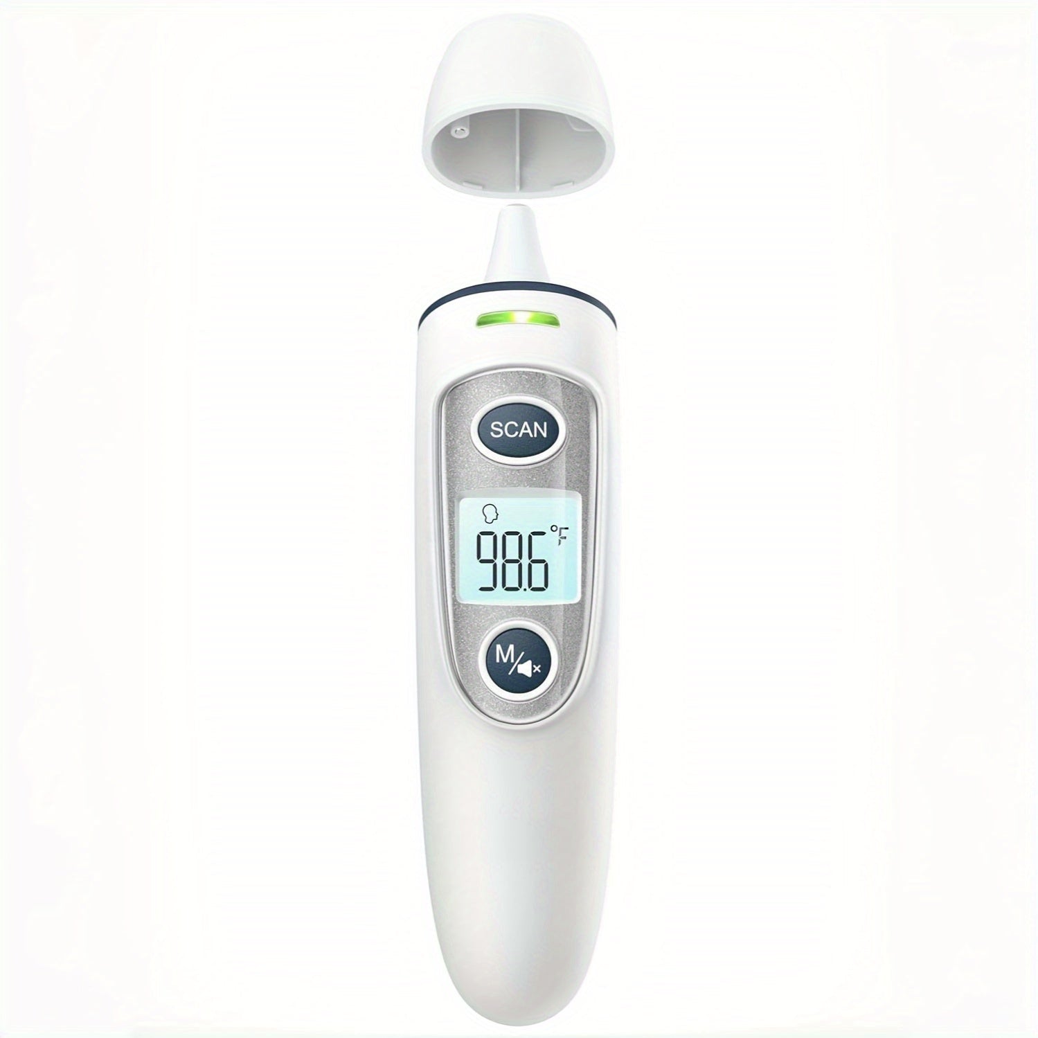 Thermomètre Digital 2-en-1 avec Mesure Rapide en 1 Seconde – Adapté pour le Front et l'Oreille