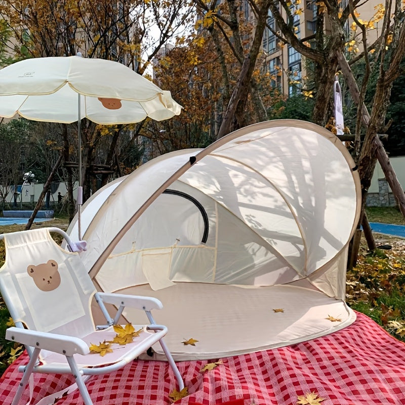 Tente de Plage Pliable pour Enfants – Installation Rapide et Protection Solaire Parfaite