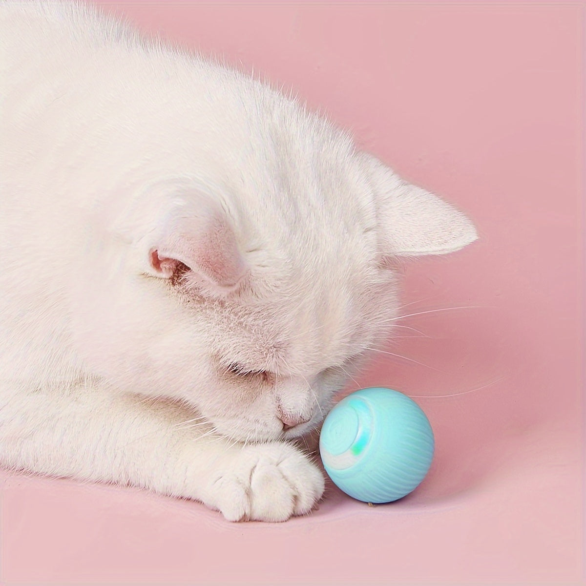 Balle interactive intelligente pour chats - Jouet roulant automatique pour un plaisir interactif