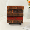 Boîte de Rangement en Forme de Livre Classique avec Cinq Tiroirs – Organisation Intemporelle pour la Maison et le Bureau