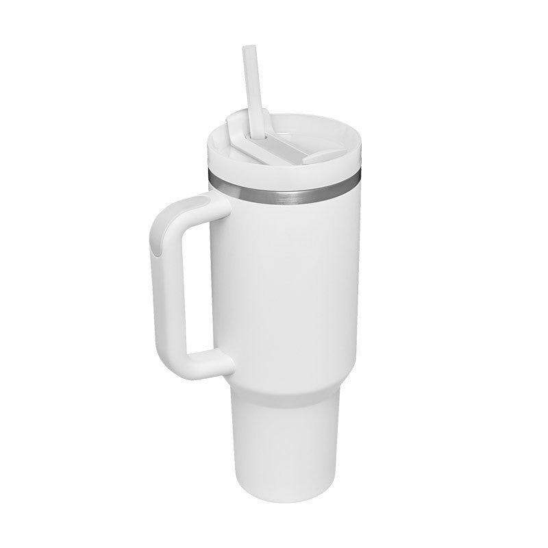 Tasse isolante avec poignée et paille - ChillMate