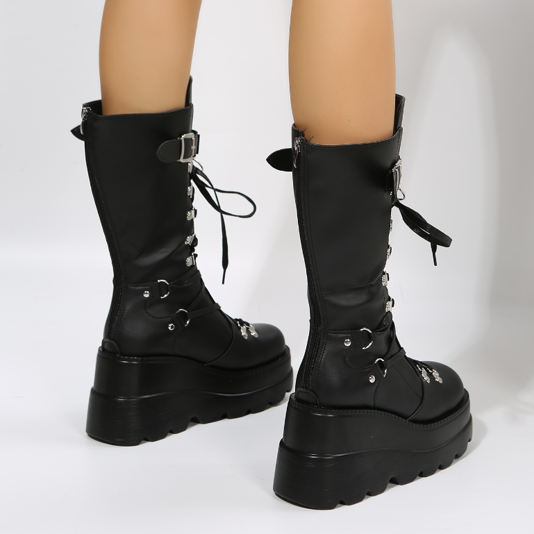 Bottes Plates Hautes Raiden