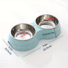 Bols Doubles en Acier Inoxydable pour Animaux de Compagnie – Parfait pour Manger et Boire