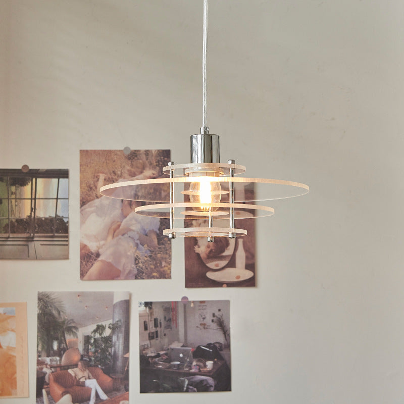 Suspension Moderne en Forme de UFO – Luminaire LED Contemporain en Acrylique et Fer