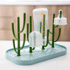 Support de Séchage en Forme de Cactus pour Biberons - Pratique et Élégant pour Accessoires de Bébé