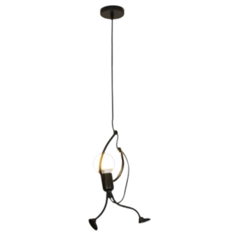 Suspension en Fer Retro Iron Man – Charme Vintage Ludique pour Intérieurs Uniques