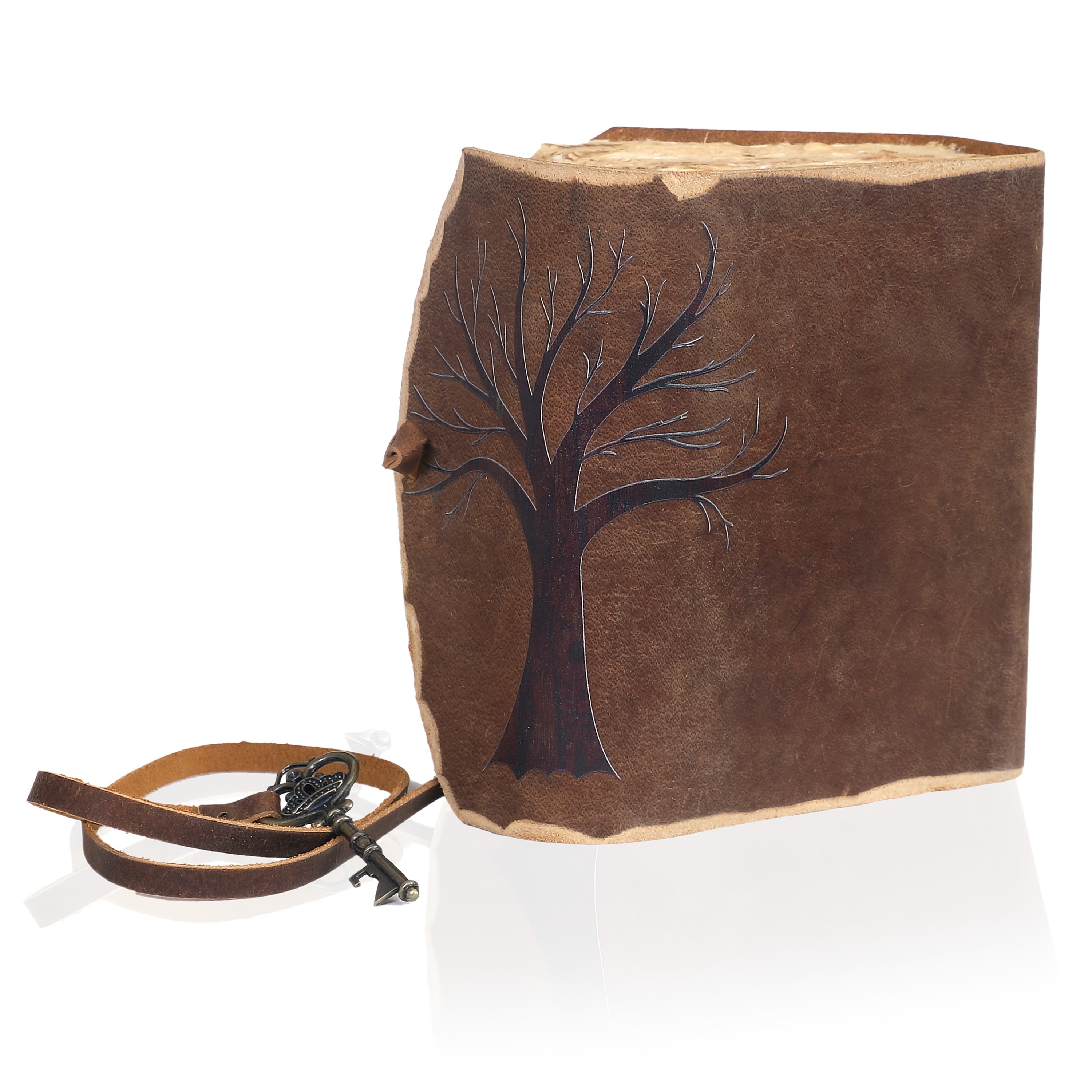 Carnet Vintage Fait Main avec Aspect Cuir et Serrure – Pour Esprits Créatifs
