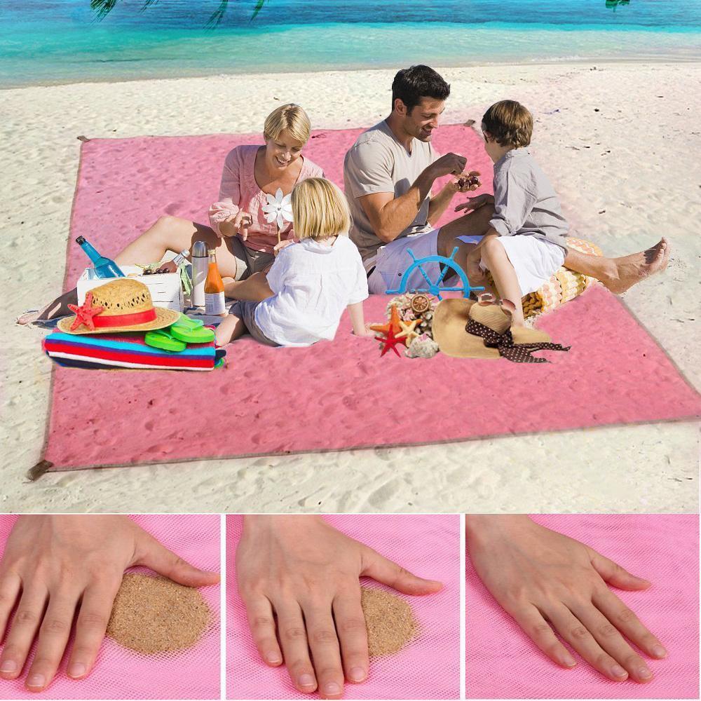 Tapis de plage sans sable | Tapis idéal pour les journées ensoleillées et le camping
