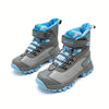 Bottes de Neige Hautes pour Femmes – Chaussures de Randonnée Antidérapantes avec Doublure Chaude