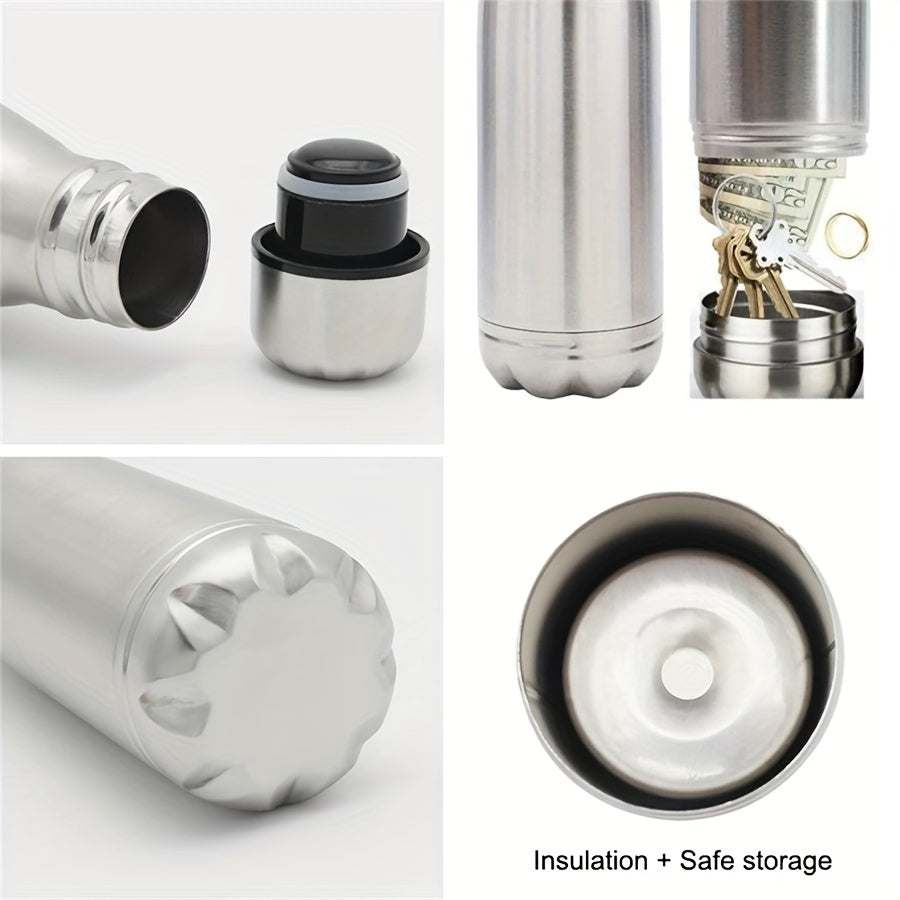 Bouteille d'Eau SafeHydrate – Innovante avec Compartiment Caché pour Objets de Valeur