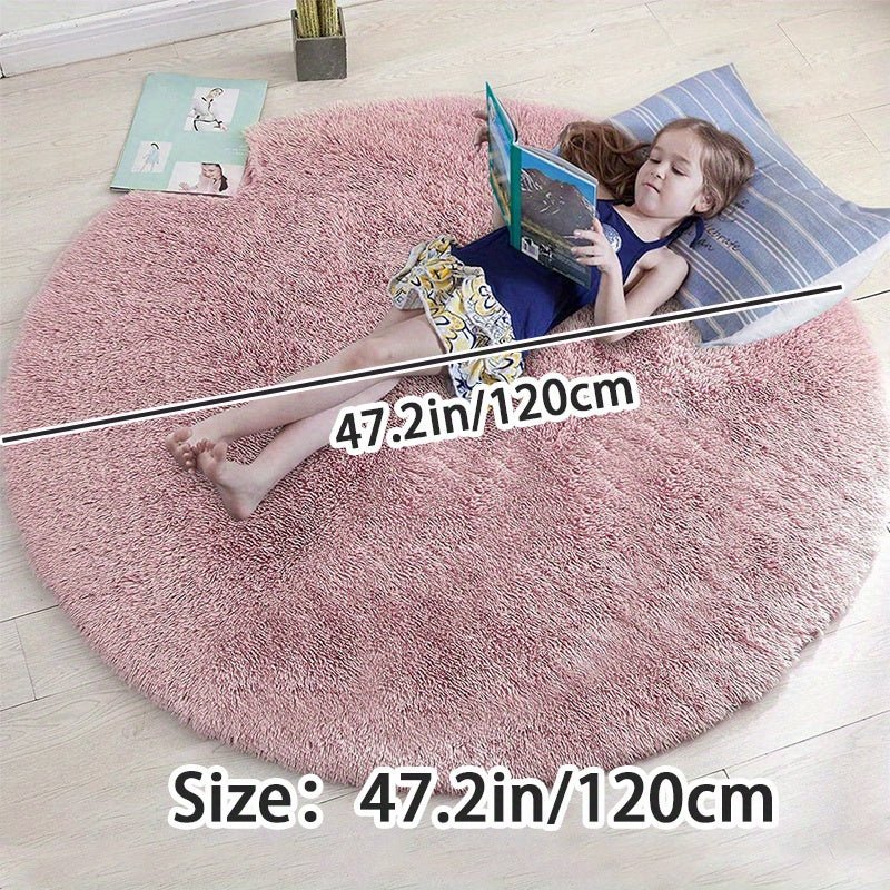 Tapis Rond Fluffy - Clouda