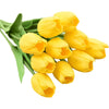Ensemble de 10 Tulipes Blanches Artificielles – Parfait pour les Mariages, la Photographie et la Décoration Intérieure