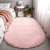 Tapis Oval en Velours Nest Luxueux et Douillet | Décor doux et lavable à la main pour chambres et salons, parfait pour les tables basses et les entrées.