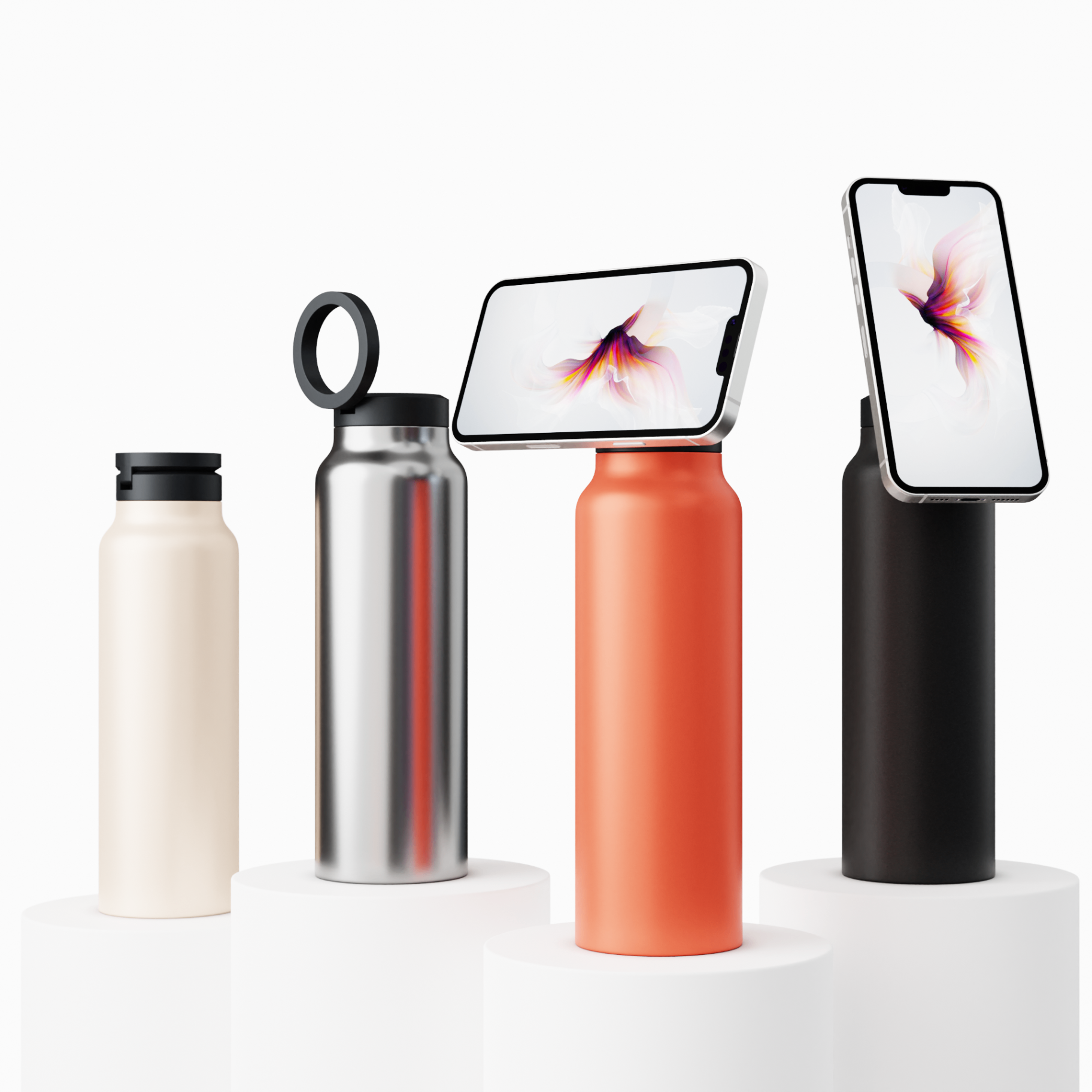 Bouteille d'eau innovante avec anneau magnétique – HydroSnap