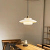 Suspension en Verre Blanc Laiton | Design Mid-Century Moderne | Variétés de Diamètre | Longueur de Suspension Réglable | Verre et Laiton | Convient pour 110V-120V | Élément Élégant pour Intérieur