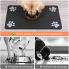 PetElegance Tapis Nourriture Luxe | Tapis absorbant avec dos imperméable pour chiens et chats