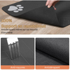 PetElegance Tapis Nourriture Luxe | Tapis absorbant avec dos imperméable pour chiens et chats