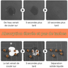 PetElegance Tapis Nourriture Luxe | Tapis absorbant avec dos imperméable pour chiens et chats