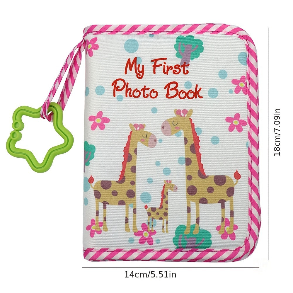 Album photo sur le thème de la girafe – Livre de souvenirs durable pour les premières photos de bébé