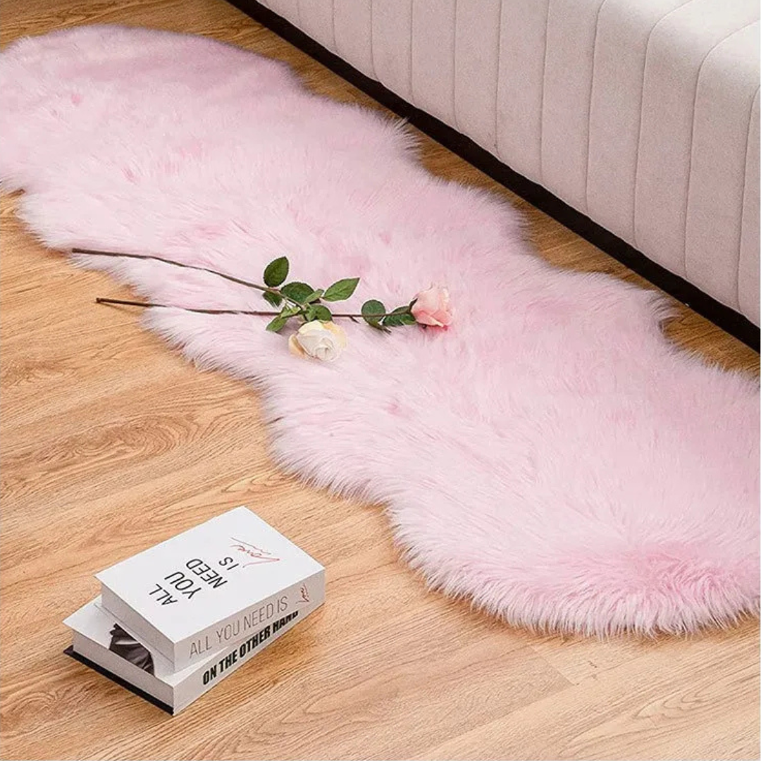 Tapis Doux - formes rondes - rectangulaire - à poils longs