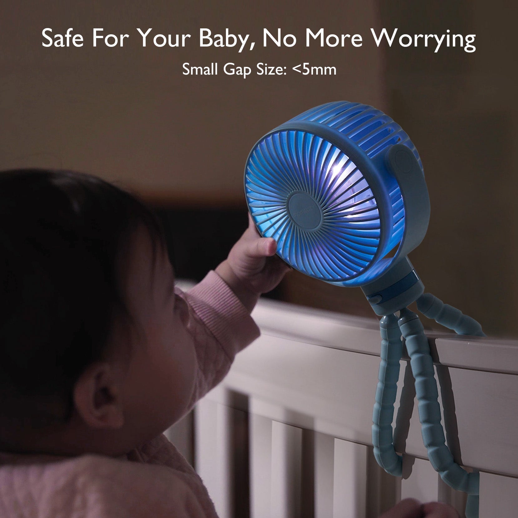Ventilateur portable rechargeable USB pour les voyages