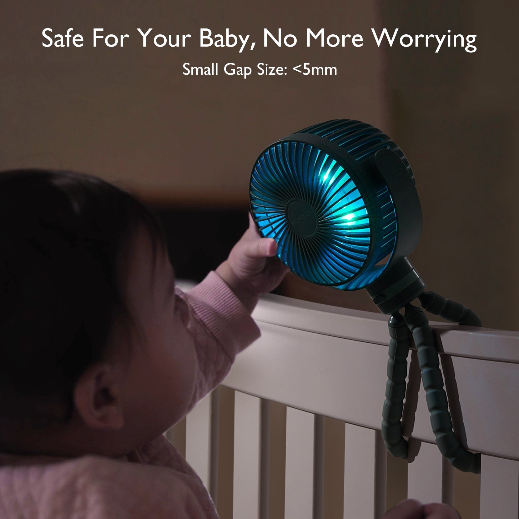 Ventilateur portable rechargeable USB pour les voyages