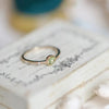 Bague de beauté en péridot vert frais