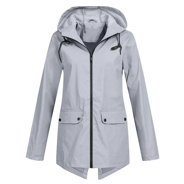 Veste de Pluie Tendance pour Dames avec Capuche - Liora