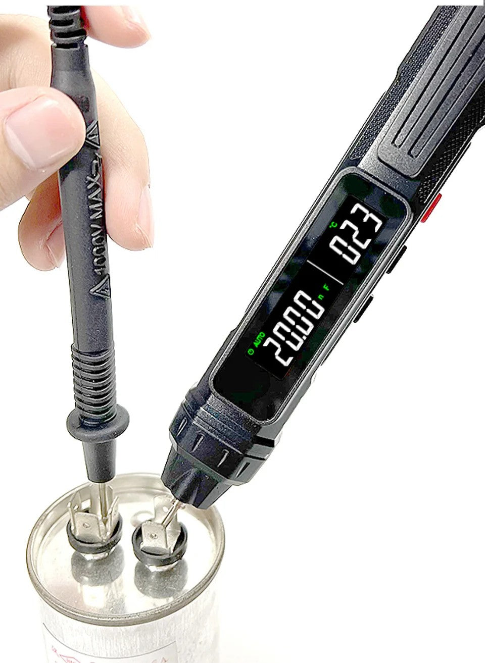 Stylo Multimètre Numérique Intelligent - Testeur de Tension Sans Contact avec 6000 Comptages & Plage Automatique