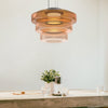 Suspension en Verre de Style Bauhaus pour Îlot de Cuisine et Salle à Manger