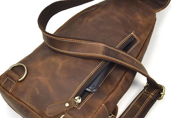 Timo | Sac à épaule d'aventure en cuir luxueux