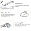 Bague en reptile en platine argenté