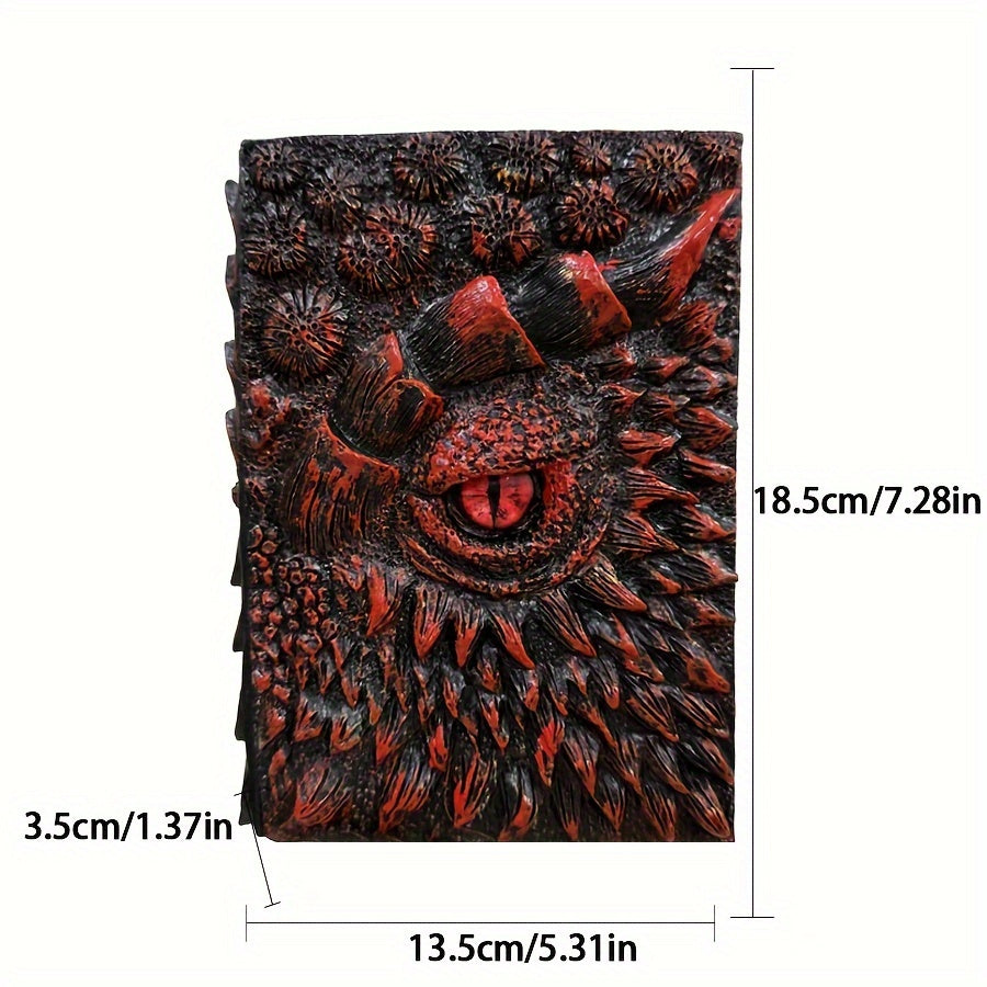Carnet de Fantaisie avec Œil de Dragon – Robuste et Artistique
