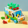 Véhicule de Jeu Éducatif de Ferme - Animaux et Légumes en Action