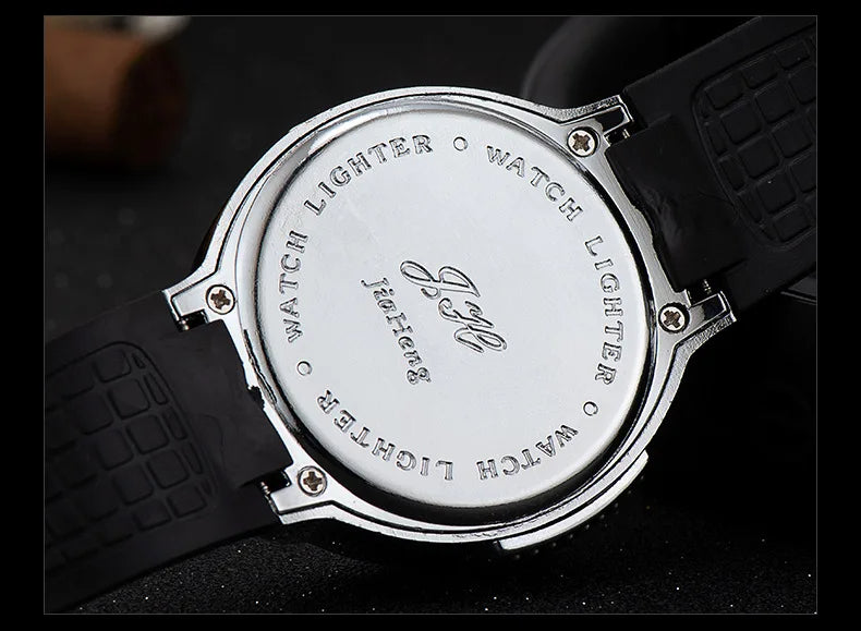 Briquet Montre à Gaz Coupe-Vent – Flamme Réutilisable pour le Style et la Fonction